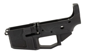ODIN Works OTR-15 billet stripped lower receiver in black anodized 7075 aluminum with beveled magwell