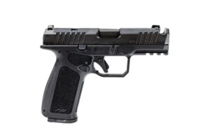 Black Rost Martin RM1CX Comp 9mm pistol with compensated 4 inch barrel