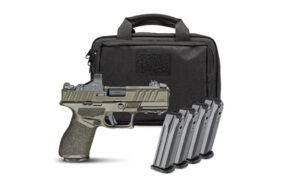 Springfield Echelon 4.0C 9mm pistol in OD Green with Viridian RFX11 optic