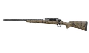 Proof Research Elevation 2.0 left hand bolt action rifle with flat dark earth carbon fiber stock