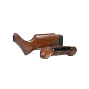 WOOX Gladiatore walnut shotgun stock and forend set with diamond checkered grip panels for Mossberg 500