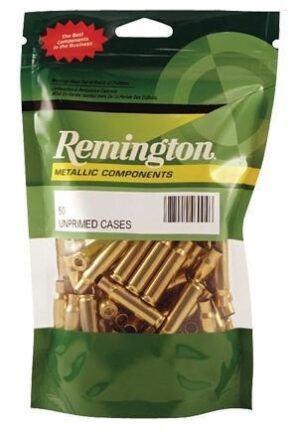Remington unprimed .300 Win Mag brass rifle cartridge cases, 50 count reloading brass in factory bag