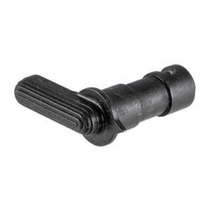 Single-sided black steel AR-15 safety selector lever by Sons of Liberty Gun Works