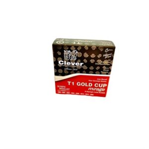 Red box of Clever Mirage Super Target T1 12 gauge 1oz #7.5 shot target shotshells
