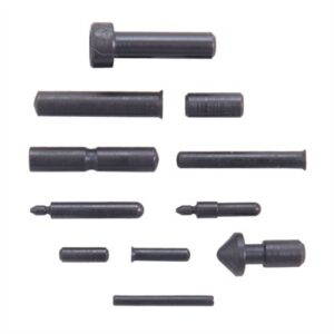 Cylinder & Slide 1911 complete pin set, eleven blued steel replacement pins for Government and Commander frames