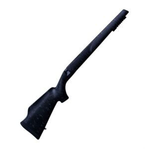 Christensen Arms Monte Carlo carbon fiber Remington 700 stock in black with gray webbing