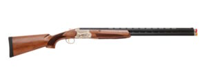 TriStar Trinity II Gold 20 gauge over under shotgun with engraved receiver and walnut stock