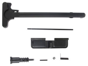 TacFire UPK1 AR-15 upper parts kit with black charging handle, dust cover, and forward assist