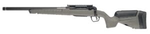 Savage 110 Carbon Hunter 350 Legend bolt action rifle with gray synthetic stock and carbon fiber barrel