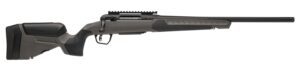 Savage 110 Core Hunter 22-250 bolt action rifle with gray synthetic stock and fluted barrel