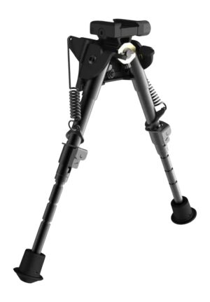 Black Caldwell XLA 6"-9" Pivot Bipod with ARCA/Picatinny mount and folding aluminum legs