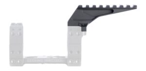 Seekins Precision X Cap Diving Board Top Rail Low in matte black anodized 1913 Picatinny