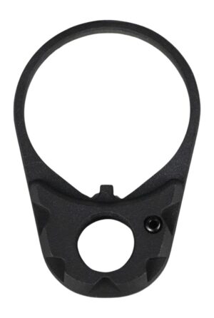 Armaspec ARM6511-BLK QD End Plate in black anodized 6061 aluminum with integrated QD sling socket