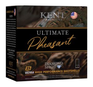 Kent Ultimate Pheasant 20 gauge 3 inch #4x6 blend shotshell box for upland hunting