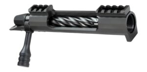 MDT Fuzion Ti titanium bolt action receiver with DLC-coated finish and fluted bolt