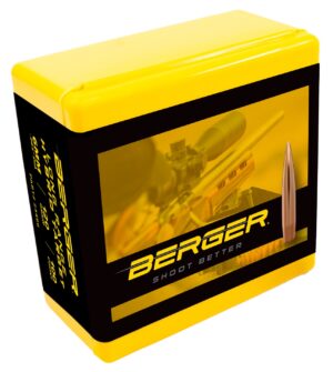 Box of Berger 6mm .243 120 grain Long Range Hybrid Target bullets, 100 count 24486