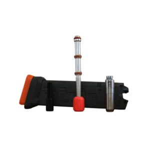 Smart DryFireMag for Walther PDP red laser training system with orange baseplate magazine and SureStrike cartridge