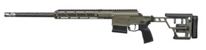 Sig Sauer Cross Sawtooth 22 Creedmoor rifle with Moss Green Cerakote finish, carbon fiber barrel, and folding stock