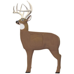 GlenDel Pre-Rut Buck 3D archery target, brown standing whitetail deer with antlers
