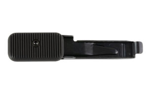 GG&G Benelli M4 tactical bolt release button, black knurled aluminum oversize pad