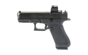 Black Glock 45 Gen6 9mm pistol with Holosun EPS red dot mounted