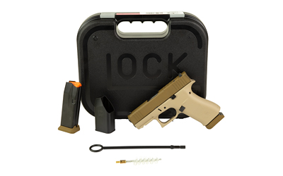 Glock 43X 9mm Pistol Two Tone Tan Cerakote, 15 Round, 3.41" Barrel - Image 4