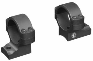 Leupold BackCountry Browning X-Bolt 2-piece high ringmount in matte black aluminum with mounting screws