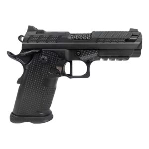 Fusion XP Pro V2 9mm double-stack 1911 pistol in black with ambi thumbledge and optic-ready slide