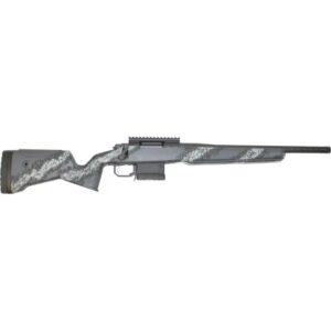 GLFA SUB-1 bolt action rifle in 6.5 Creedmoor with grey carbon fiber stock