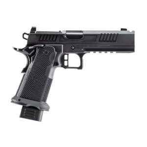 Alpha Foxtrot AF1911 Romulus 9mm pistol in black DLC with 5 inch ported bull barrel