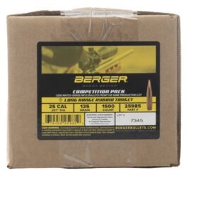 25 CALIBER (0.257'') 135GR LR HYBRID TARGET BT 1500/BOX