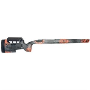 Grayboe Core UMC compatible adjustable rifle stock in Hunter Orange with M-LOK forend and adjustable cheek piece