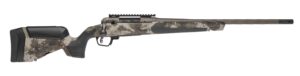 Savage 110 Core Hunter Pro 6.5 PRC bolt action rifle with Woodland camo stock and bronze barrel