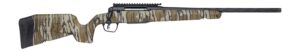 Savage Axis 2 Pro 22-250 Rem bolt action rifle with black Cerakote barrel and Mossy Oak Bottomland stock