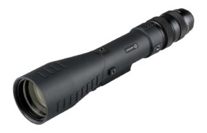 Athlon Cronus Tactical G2 7-42x60 ED black straight spotting scope with Picatinny rail and 60mm objective