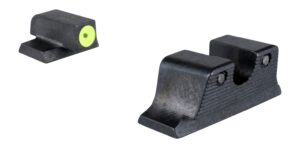 Trijicon HD night sight set with yellow front outline and green tritium for S&W M&P CORE