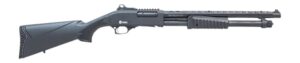Citadel Mariner 12 gauge pump shotgun with matte black heat shield barrel and synthetic stock