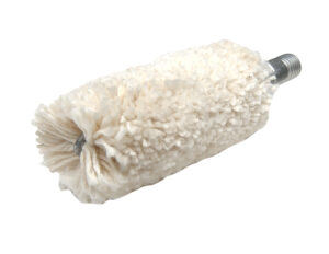 Hoppe's 1321 white cotton cleaning swabs for .22-.270 caliber rifles, 10 pack