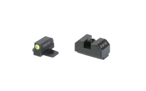Night Fision Optics Ready Stealth night sight set with yellow Perfect Dot front for Springfield Hellcat OSP