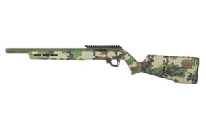 Tactical Solutions X-Ring VR Gen2 22LR rifle with Magpul Hunter stock in M81 Woodland camo