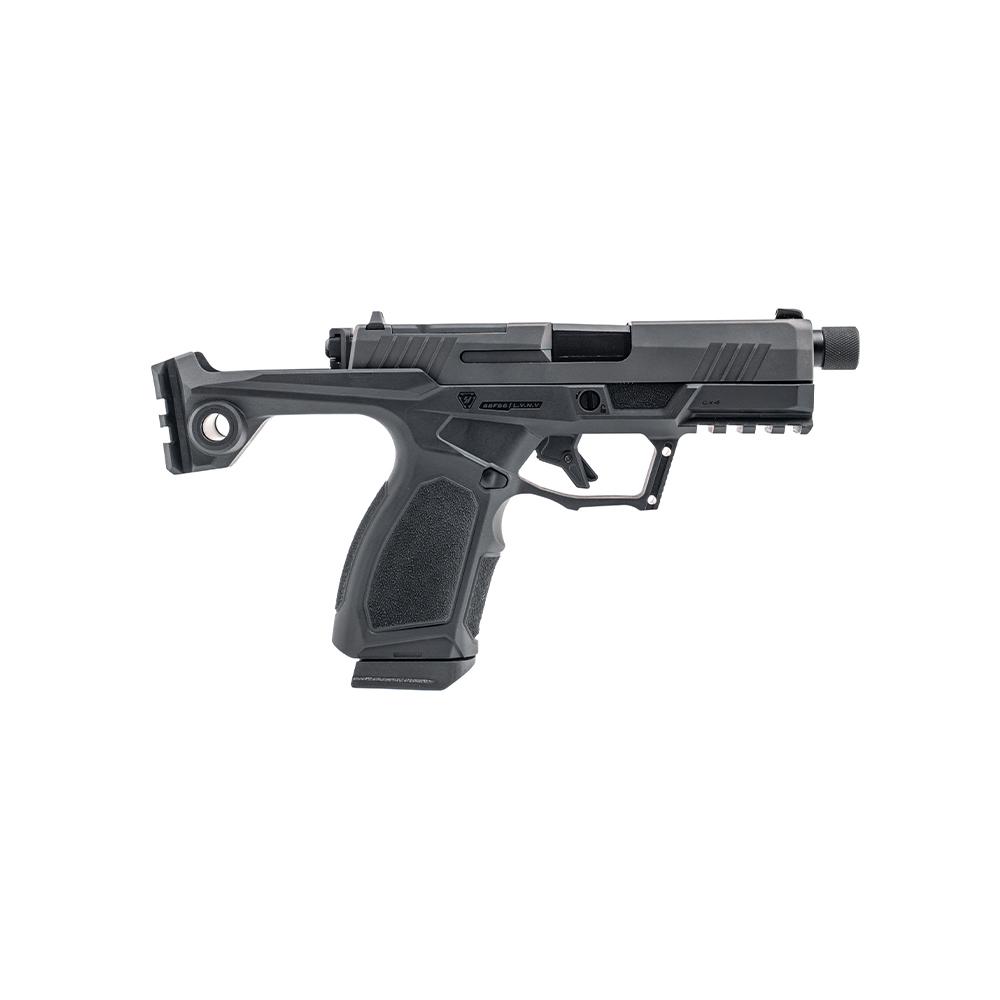 Taurus GX4 Strike Bravo 9mm pistol in black with threaded barrel and TORO optic-ready slide